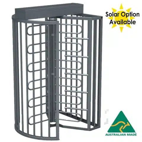 TriStar F21 Full Height SecuirtyTurnstile with Solar Option