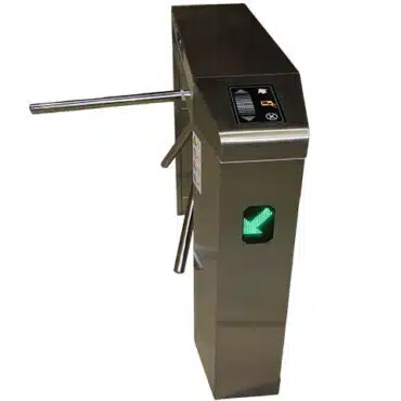 J18 waist high stainless steel pedestrian turnstile