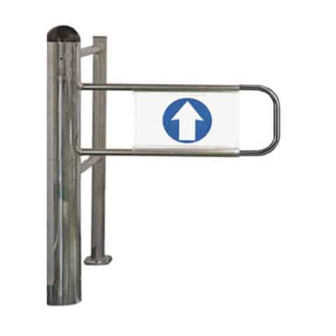 HB Single Left Hand Automatic Supermarket Entry Gate