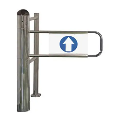 HB Single Left Hand Automatic Supermarket Entry Gate
