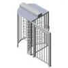 TriStar F21 Full Height Australian Made Security Turnstile with wide access gate