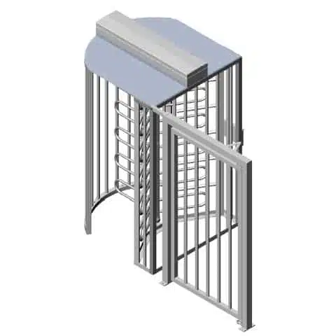 TriStar F21 Full Height Australian Made Security Turnstile with wide access gate