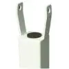 Foot mounted adjustable support post