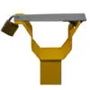 Sentinel MB2 Manual Boom Gate catch post with padlock