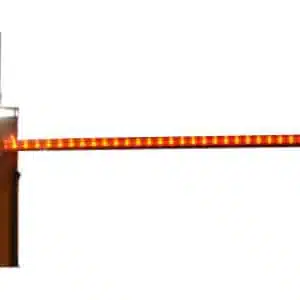 Bionik Automatic Boom Gate LED lights along pole