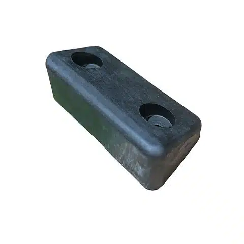 Rubber gate stop