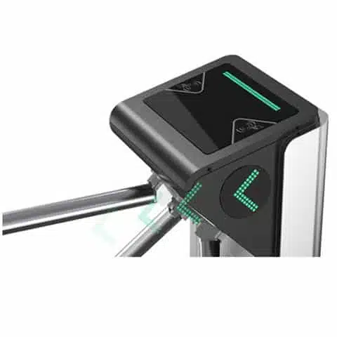 TriStar SL3 Slim-Line Waist Height Turnstile Top View