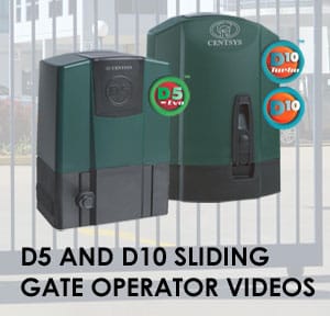 D5 and D10 Sliding Gate Operator Video Link