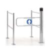 Ecoport Right Hand Single Supermarket Gate with Radar and Safety Rails