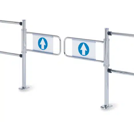Ecoport Double Manual Supermarket Entry Gates