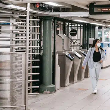Full Height Turnstile for high volume pedestrian access control situations