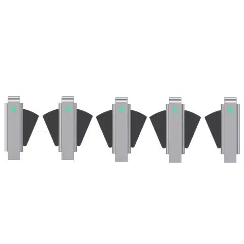 Z58B Flap Barrier Four Lanes