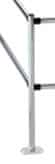Ecoport 50mm dia Right Hand Corner Post + Floor Anchors