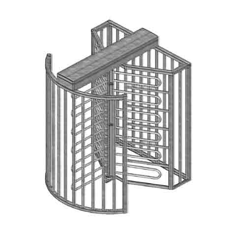 F21 Wide Access Full Height Turnstile