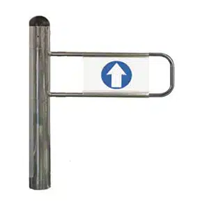 HB Single Left Hand Automatic Supermarket Entry Gate