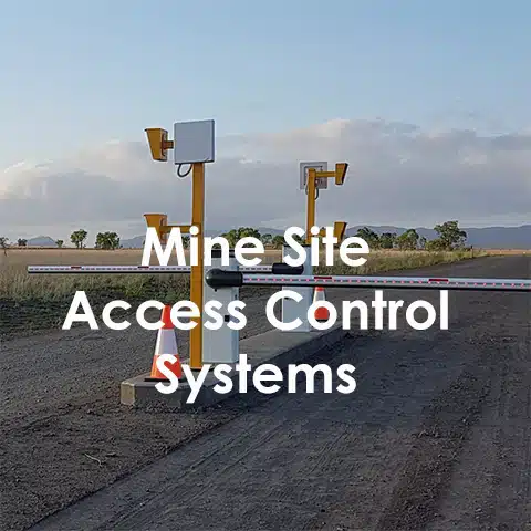 Mining site access control systems