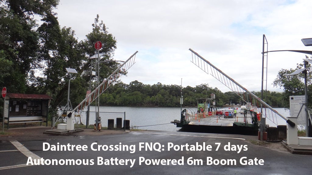 Daintree Crossing 6m boom gate