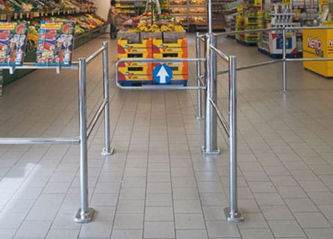 supermarket gate