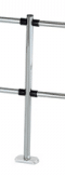 Ecoport 50mm dia Middle Post + Floor Anchor