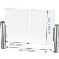 DAO8000 Double Glass Speed Gate